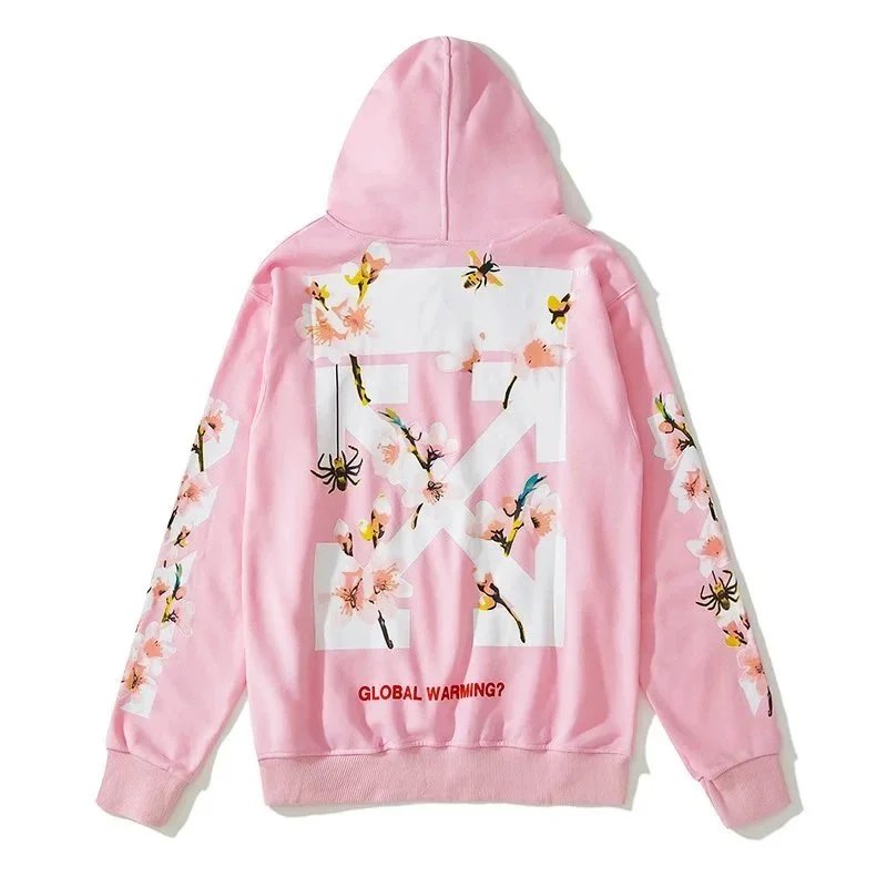 Off-White Pink Hoodi