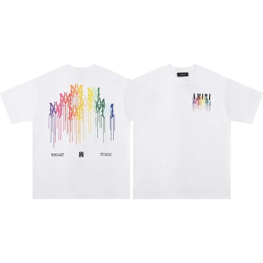 Amiri Drip White T-S