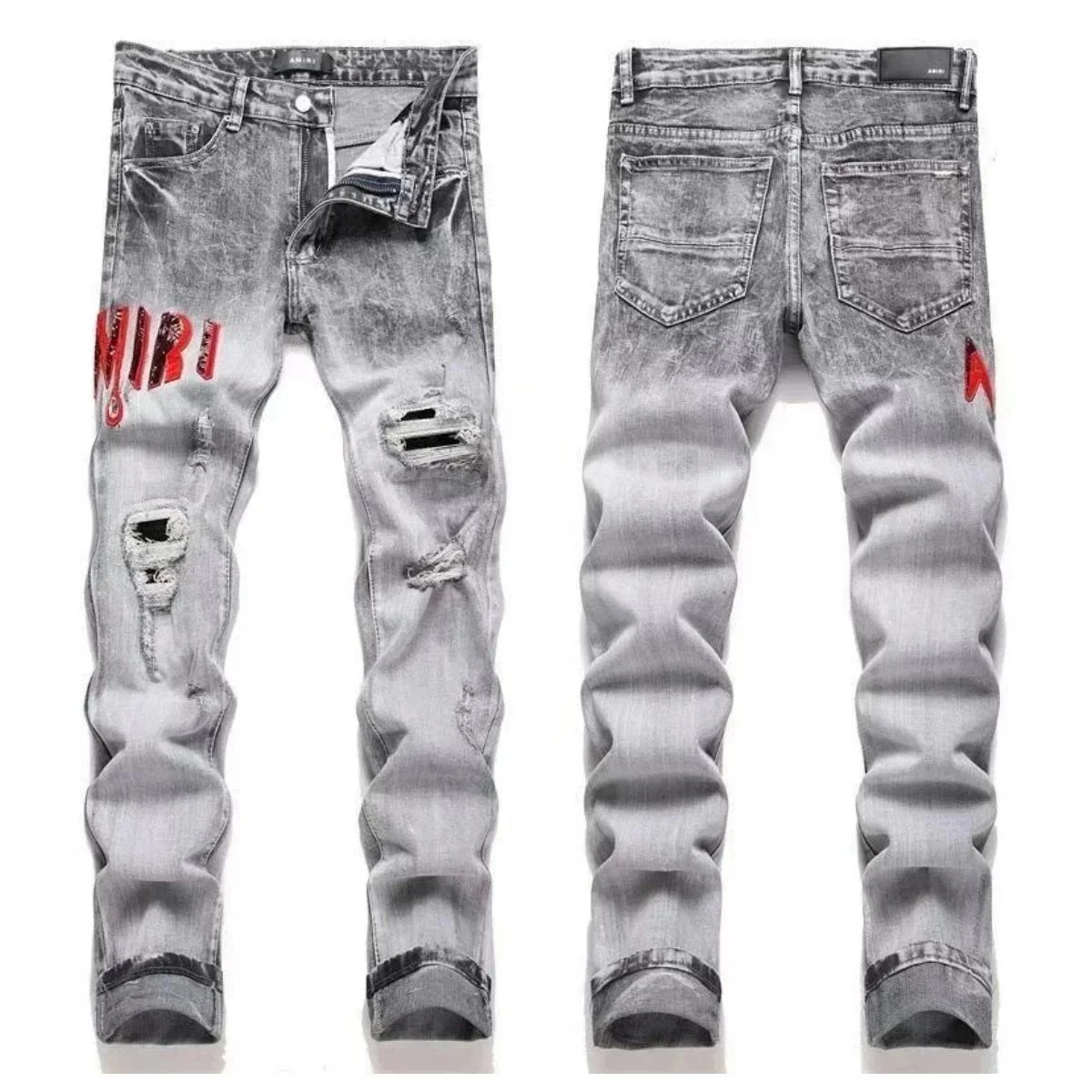 Amiri Grey Jeans