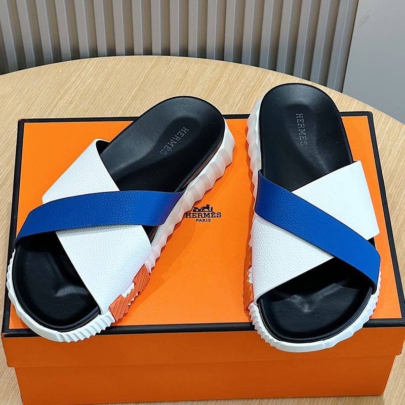 Hermès Blue and Whit