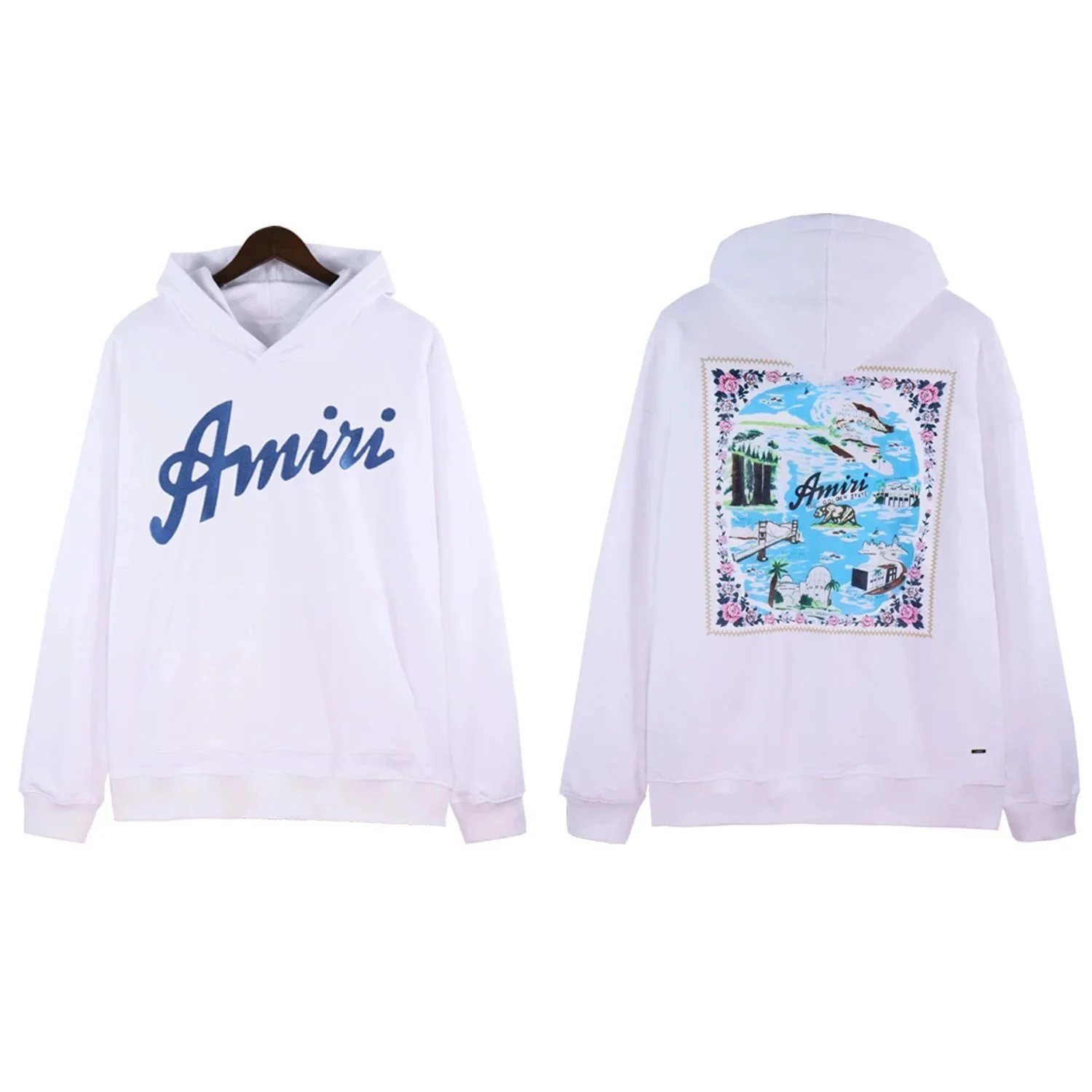 Amiri White Hoodie