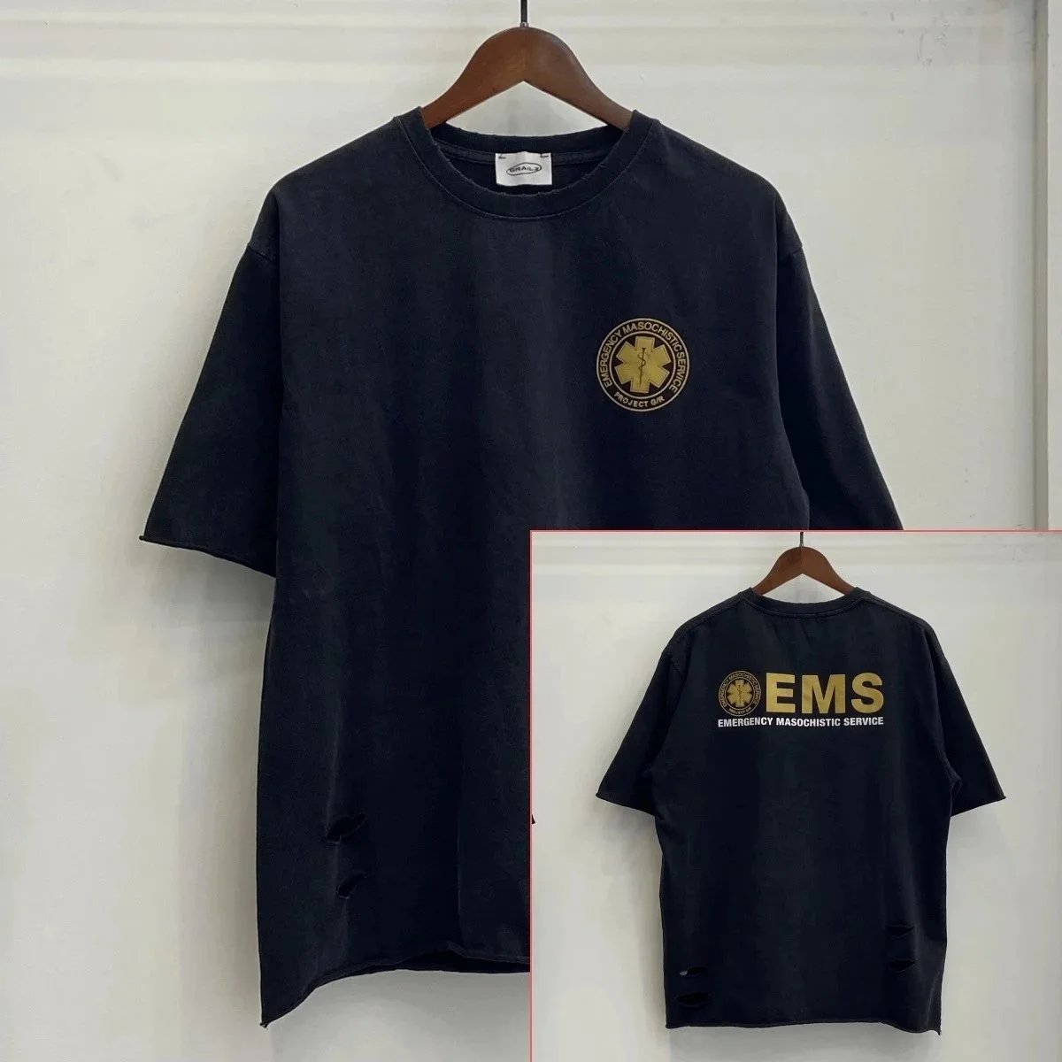 EMS Black T-Shirt