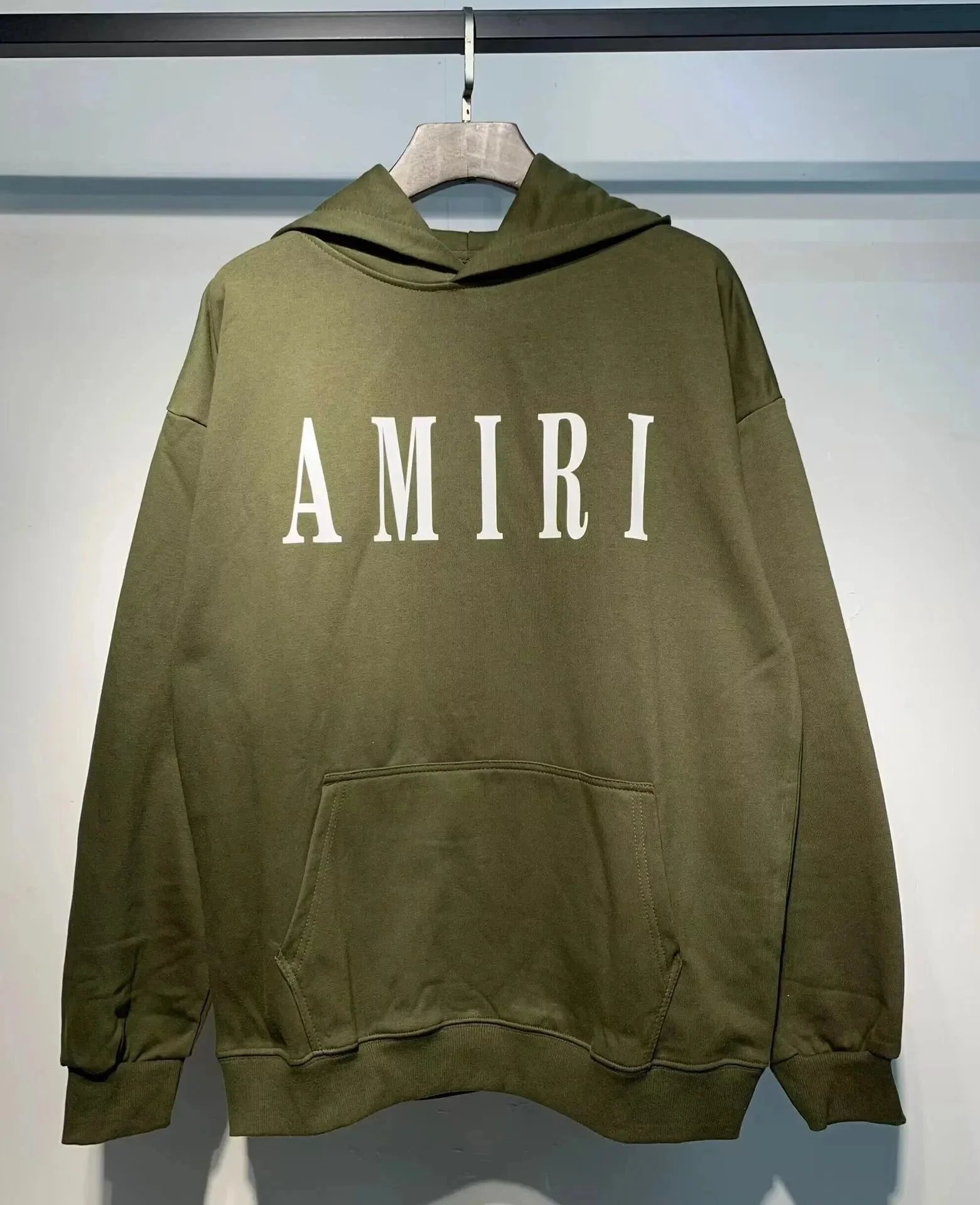 Amiri Olive Hoodie