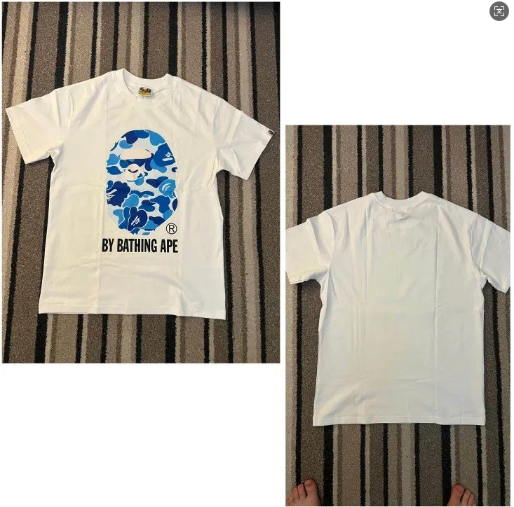 Bathing Ape Blue Whi