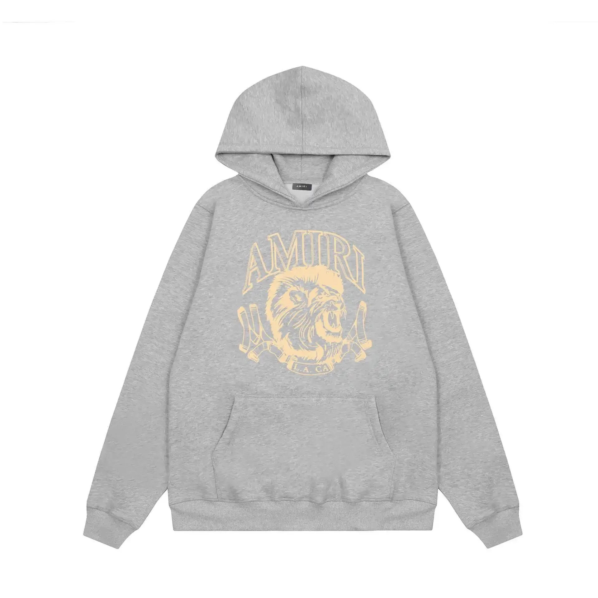 Amiri Lion Gray Hood