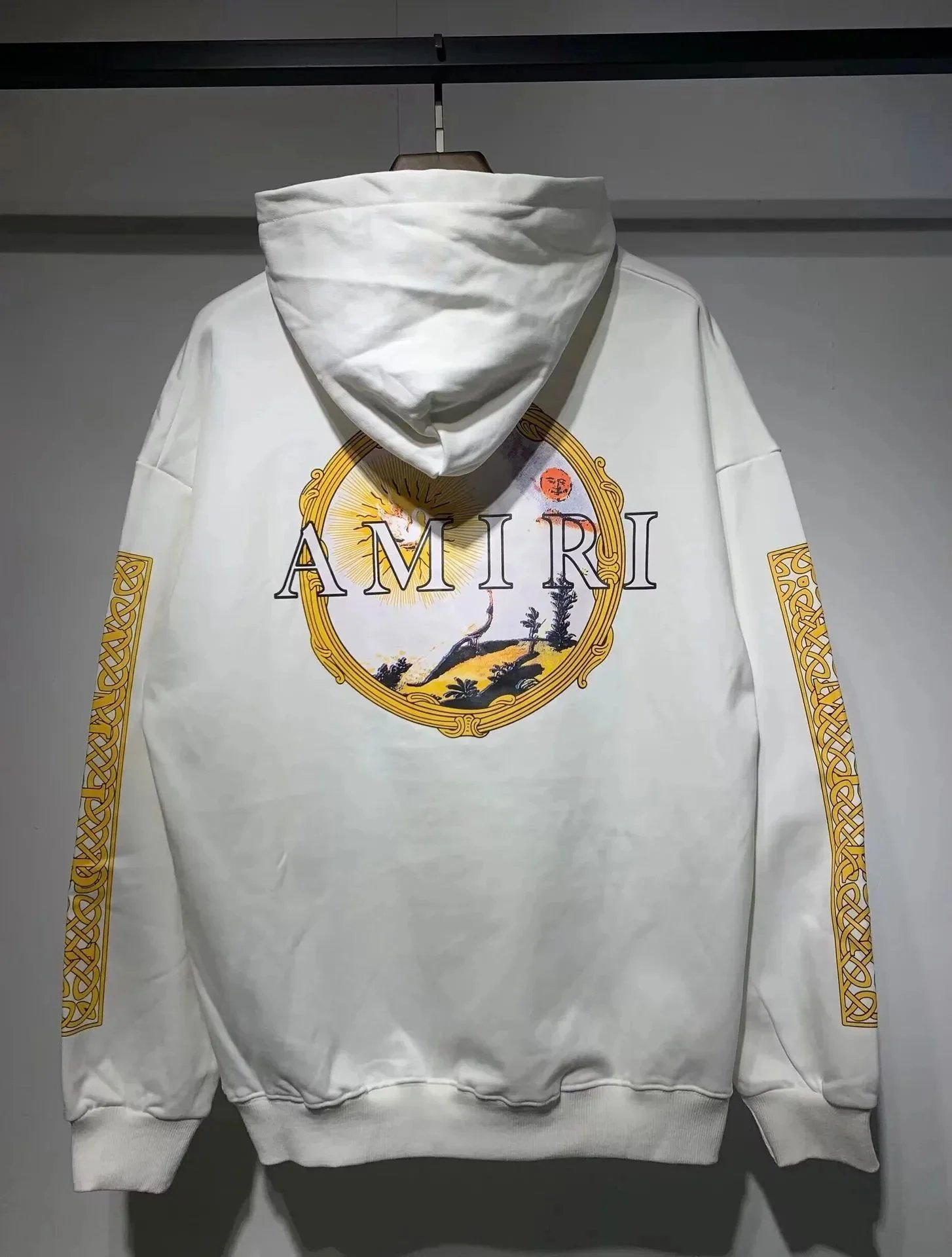 Amiri White Hoodie