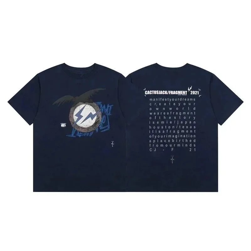 Black Graphic Print T-Shirt Black Streetwear