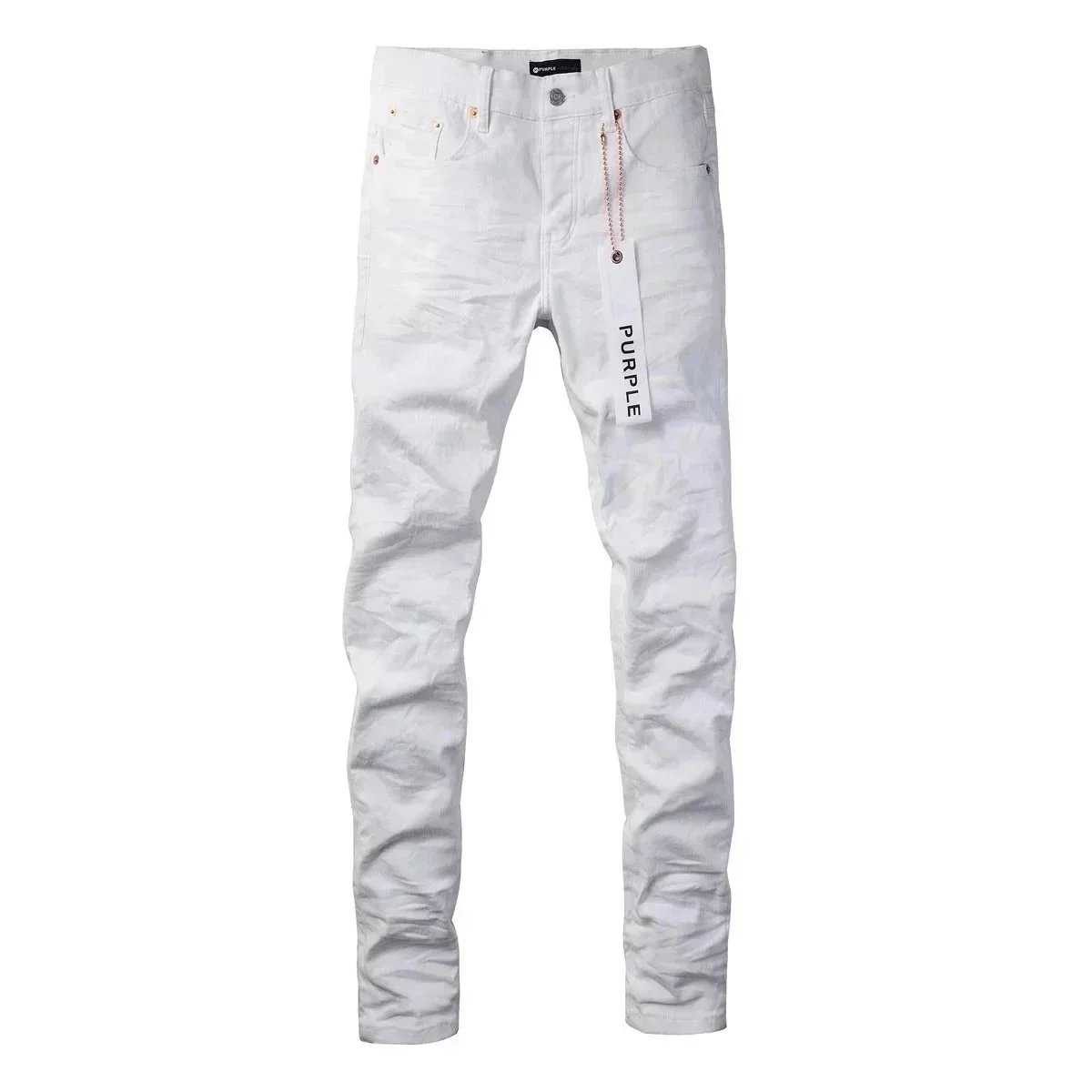 Purple White Jeans