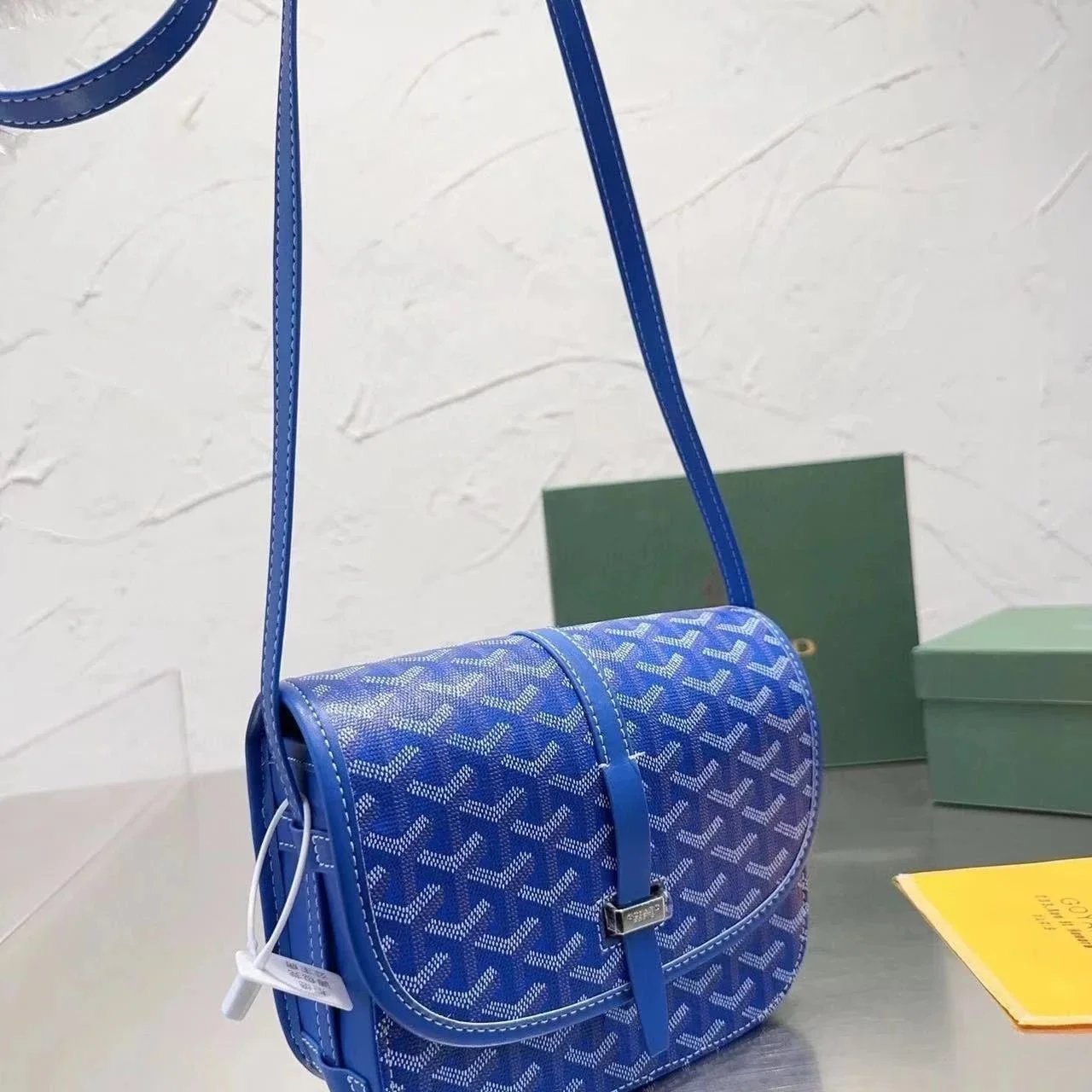 Goyard Blue Bag