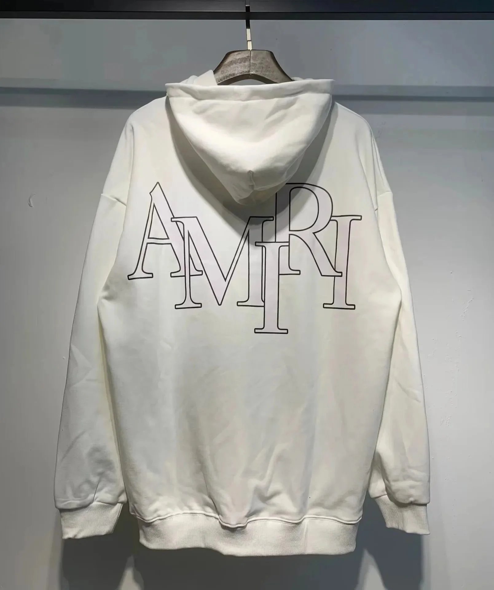 Amiri White Hoodie