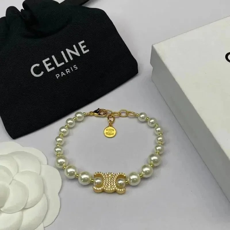 Celine Gold Pearl Br