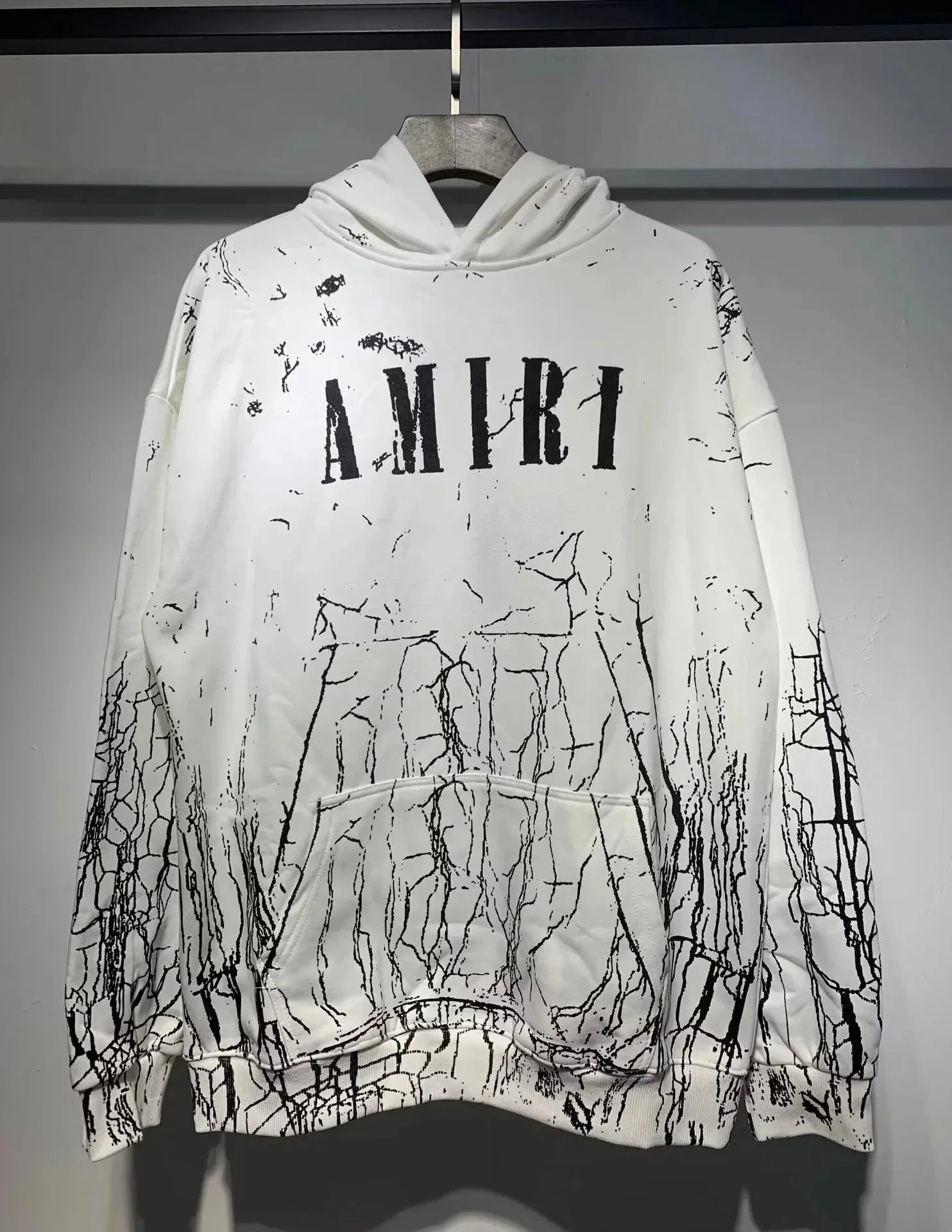 Amiri White Hoodie