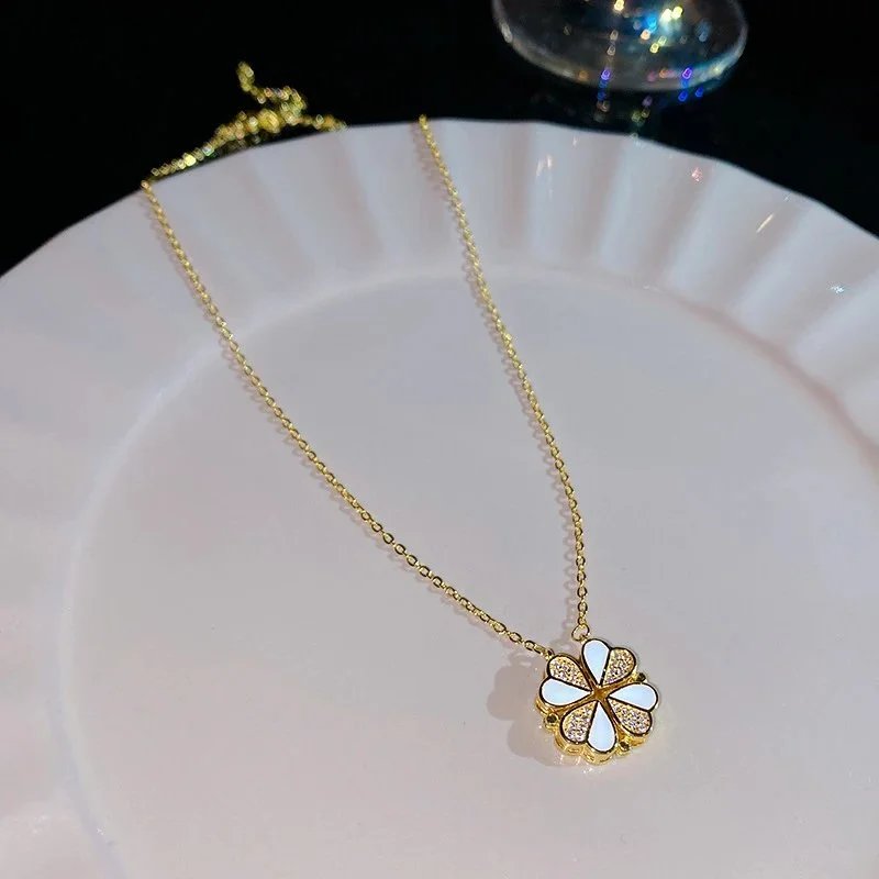Gold Flower Pendant 
