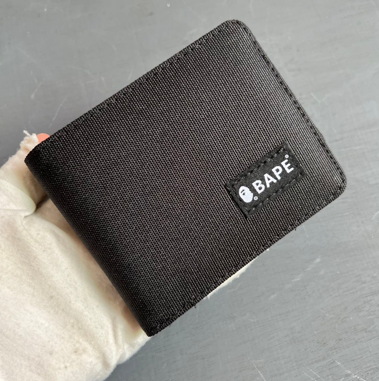BAPE Black Wallet