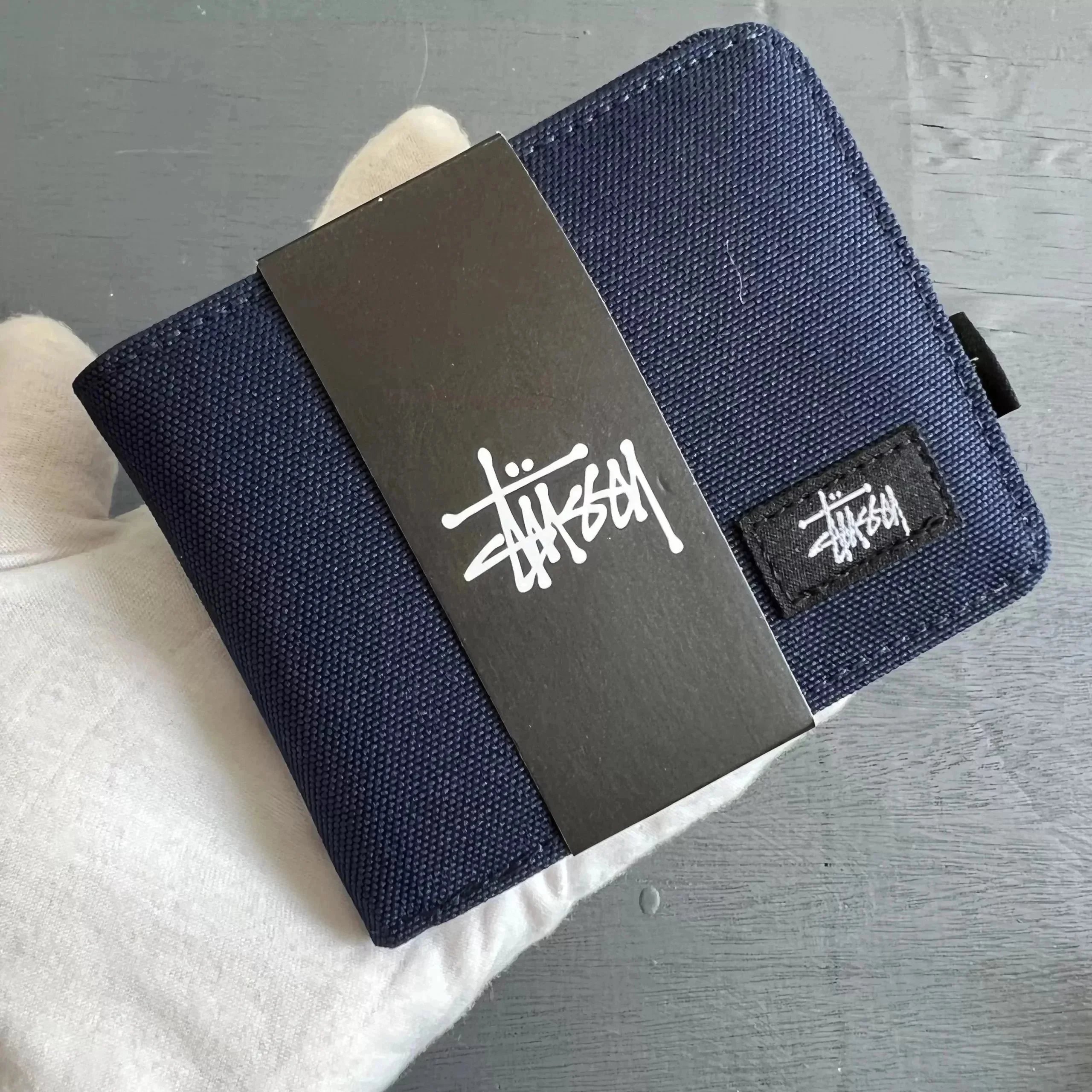 Stüssy Navy Wallet