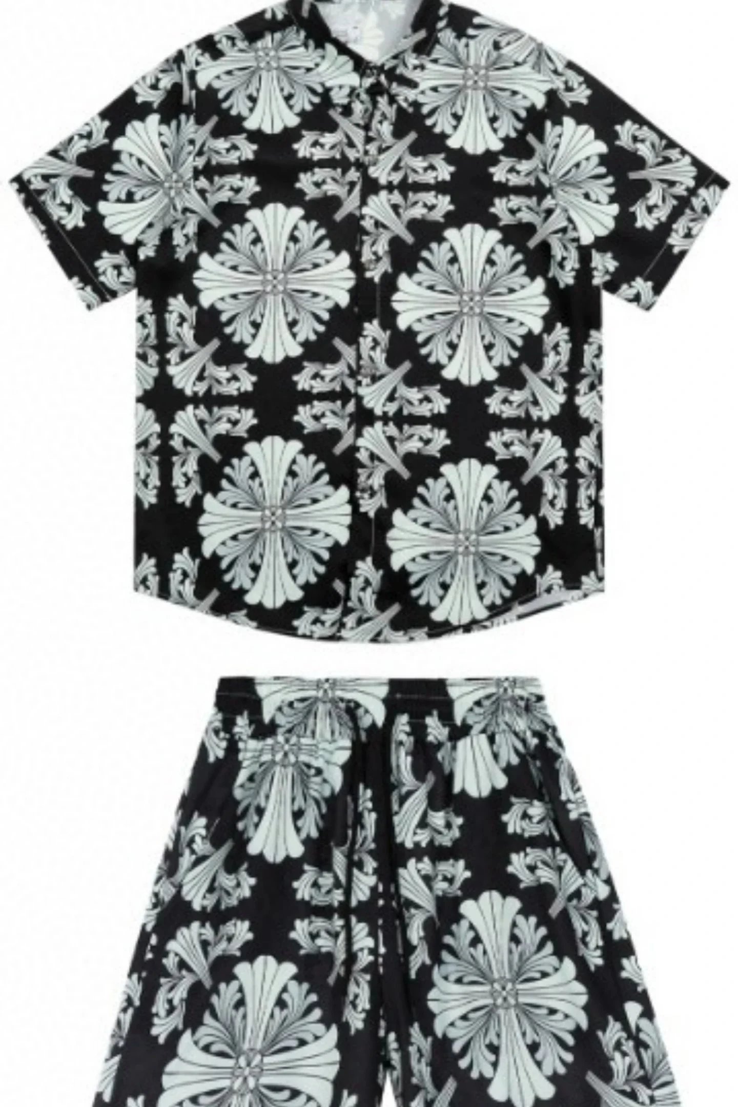 Chromey Floral Black