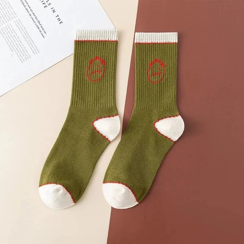 Unisex Green Socks