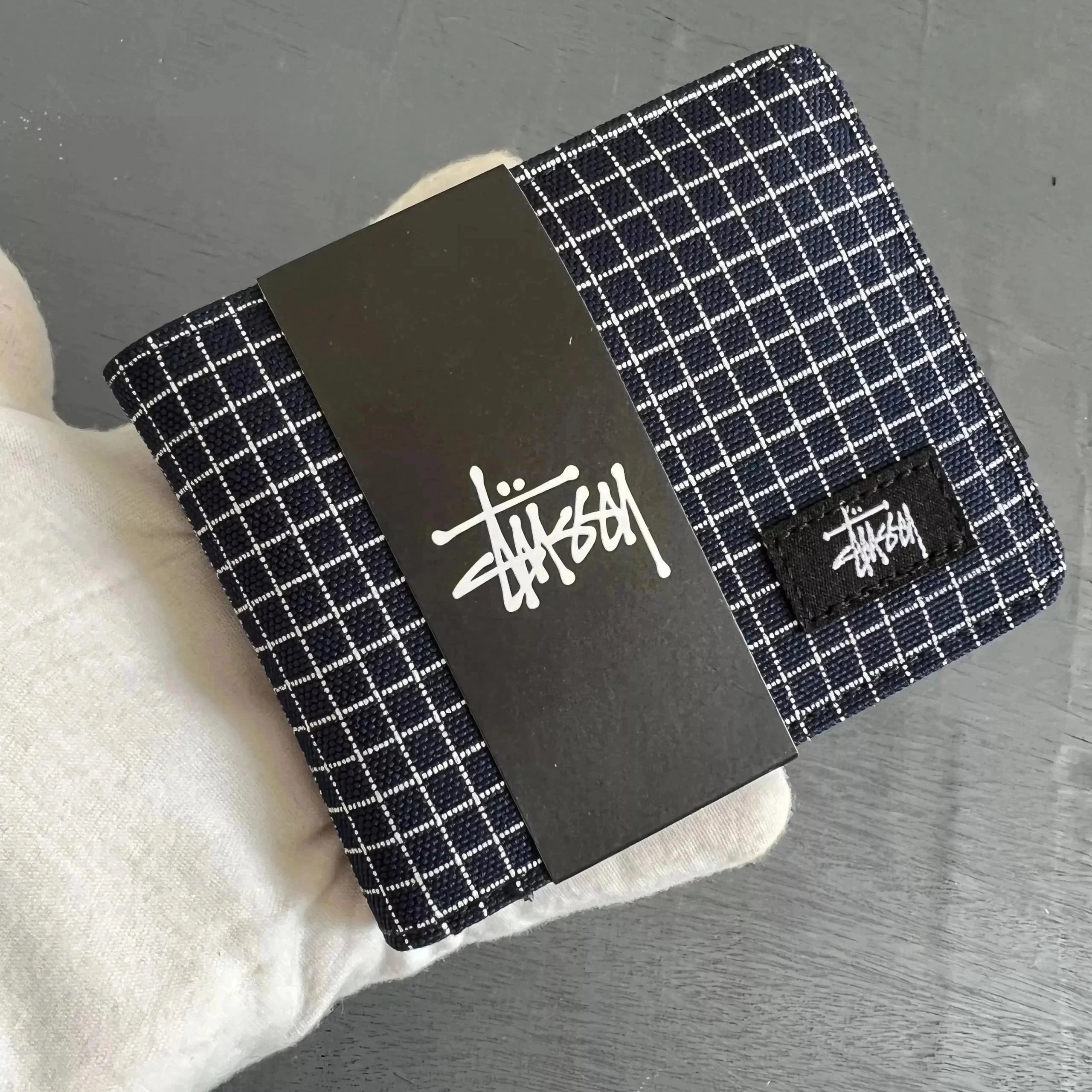 Stüssy Grid Navy Wal