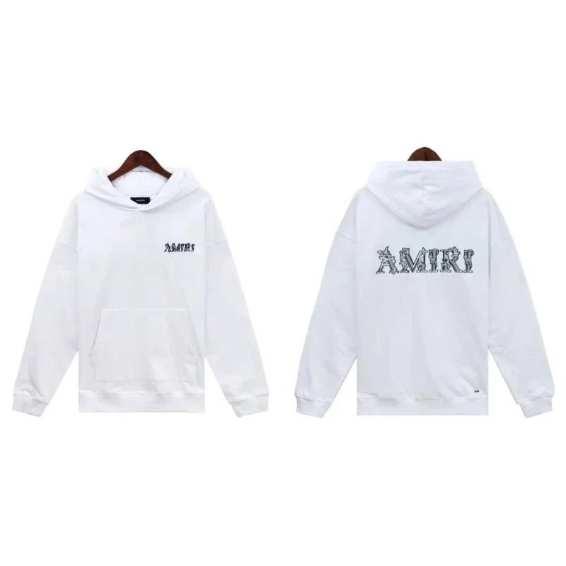 Amiri White Hoodie