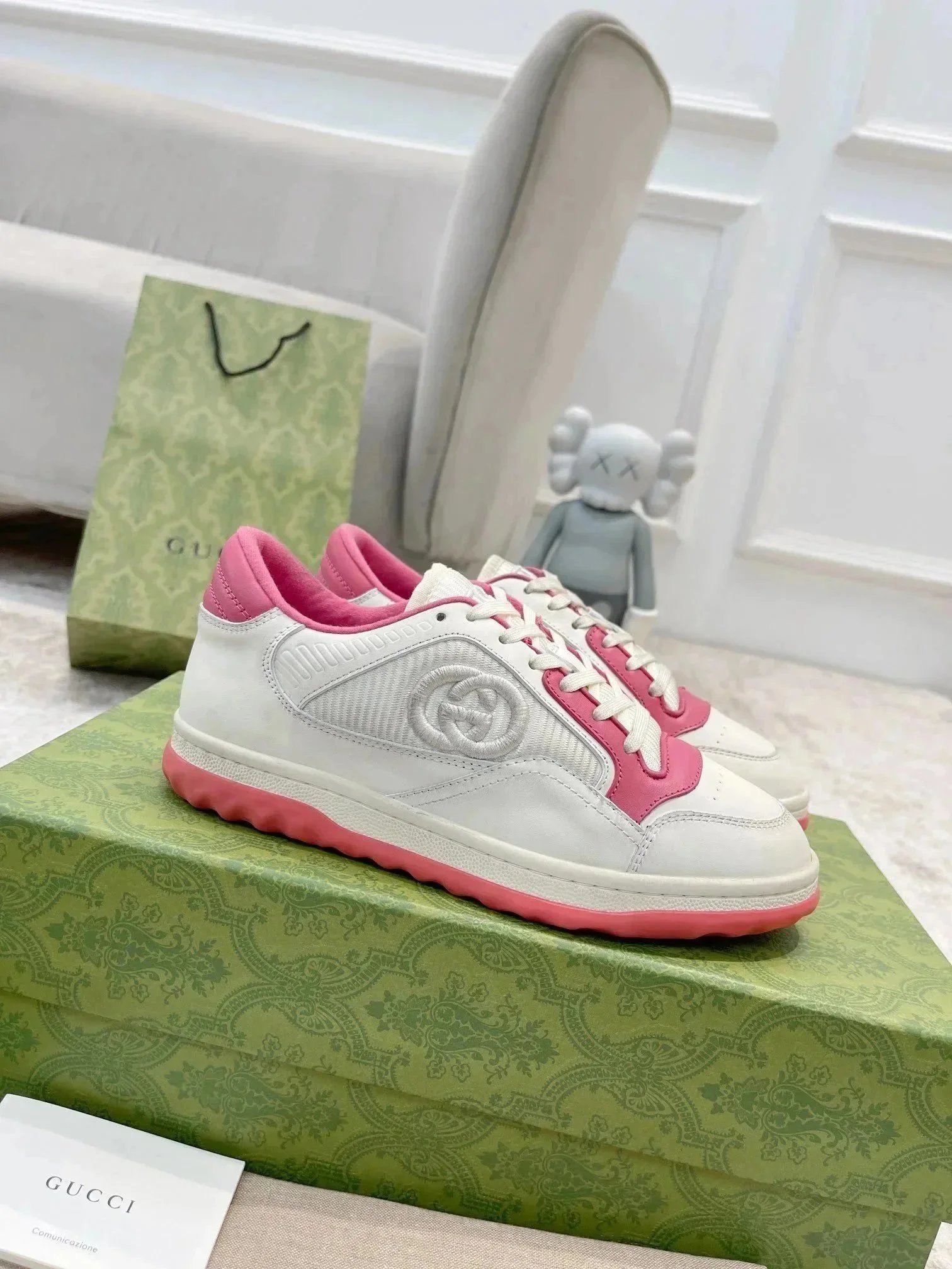 Gucci Ace White Pink
