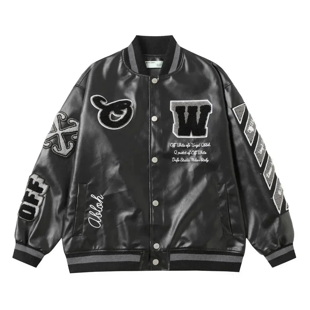 Off-White Black Leat