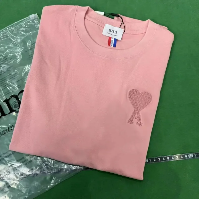 Ami Paris Pink T-Shi