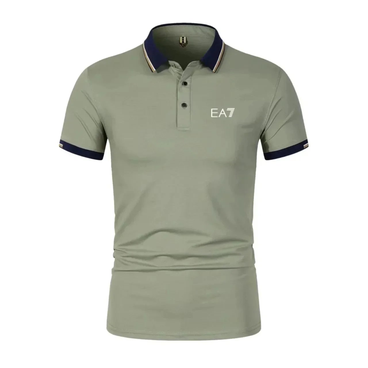 EA7 Olive Polo Shirt