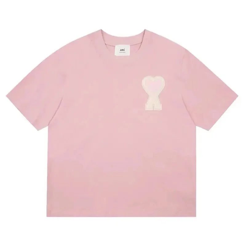 Ami Paris Pink T-Shi