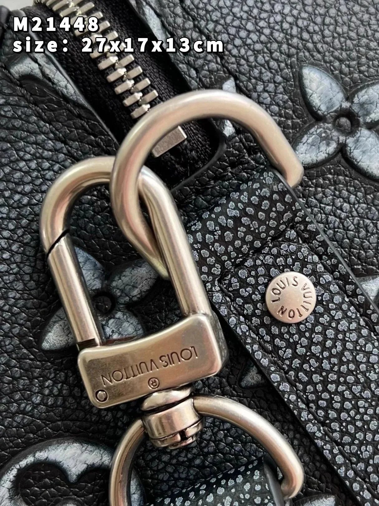 Louis Vuitton M21448 Black Monogram Empreinte Crossbody Bag