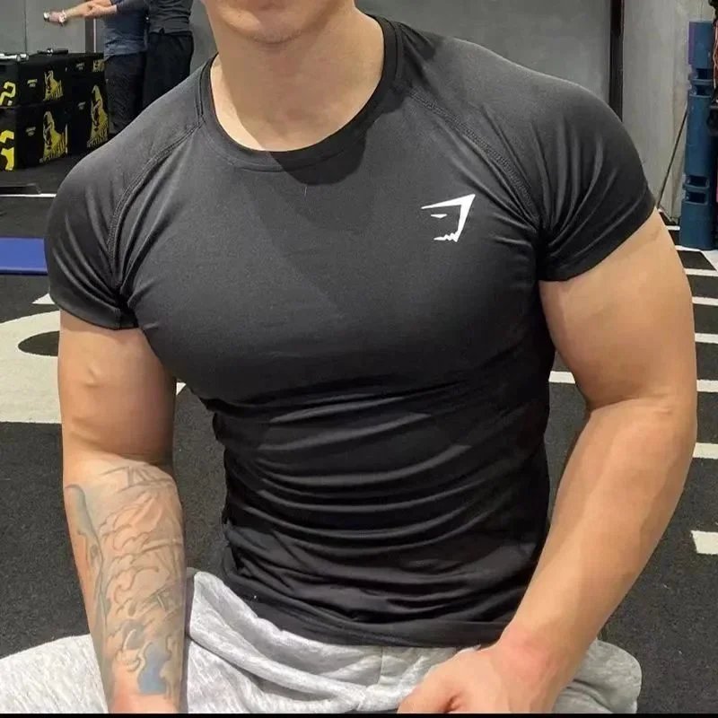 Gymshark Black Compression T-Shirt