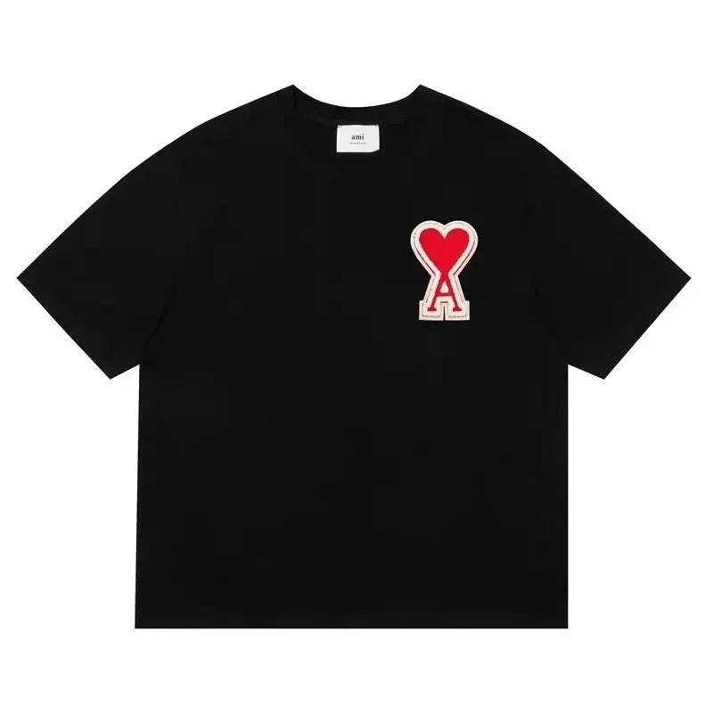 Ami Heart Black T-Sh