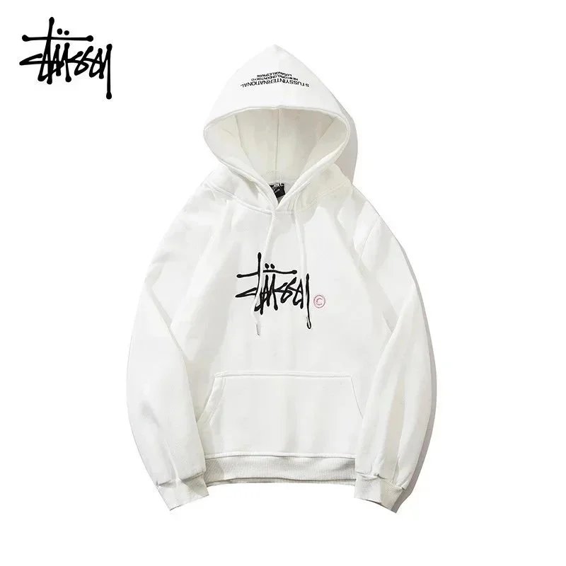 Stussy White Hoodie