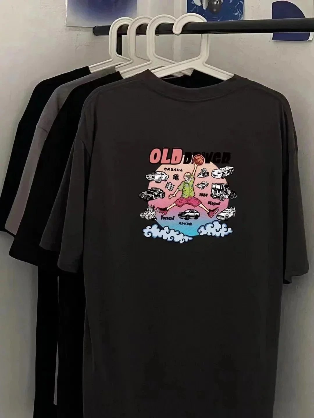Old Driver Black T-S