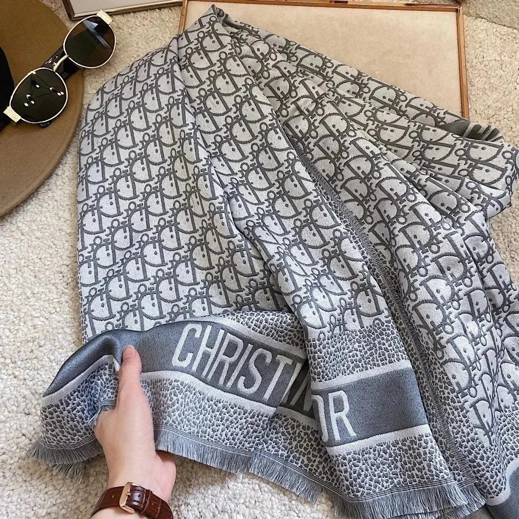 Dior Grey Scarf