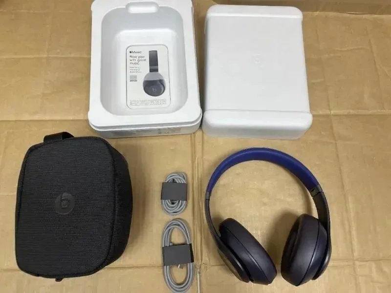 Beats Studio Pro Black White Purple Gray Over-Ear Headphones