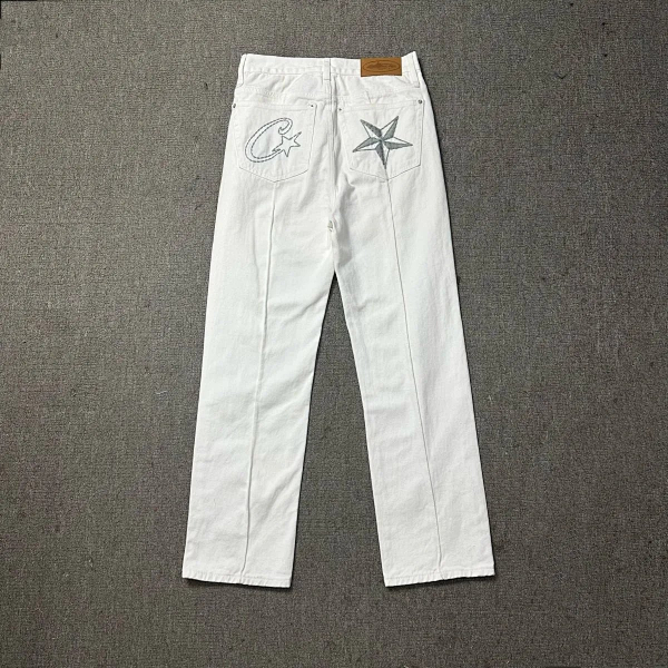 White Jeans with Sta