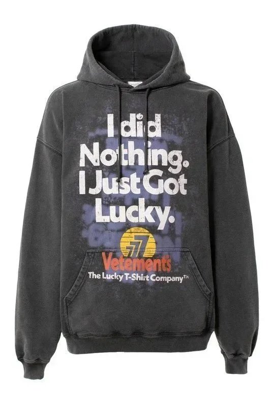 Vetements I Did Nothing Hoodie
