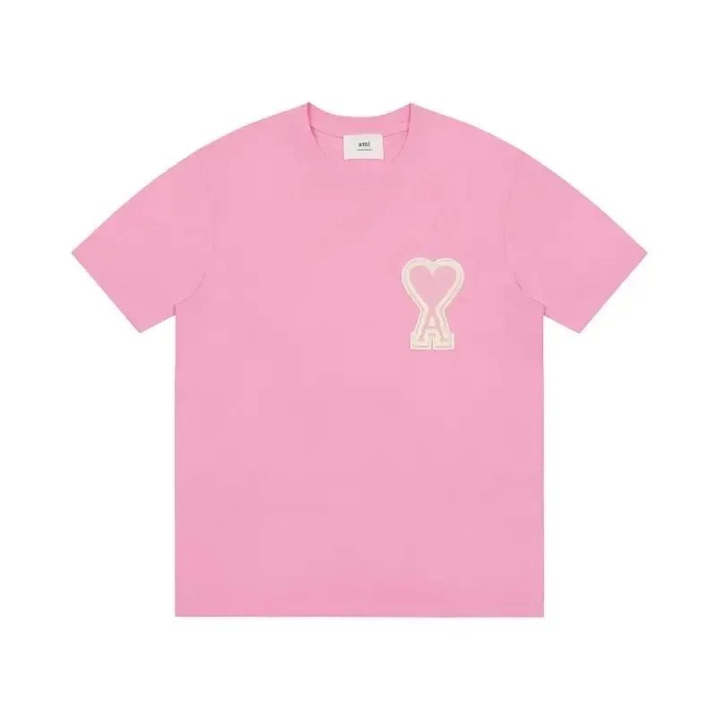 Ami Paris Pink T-Shi