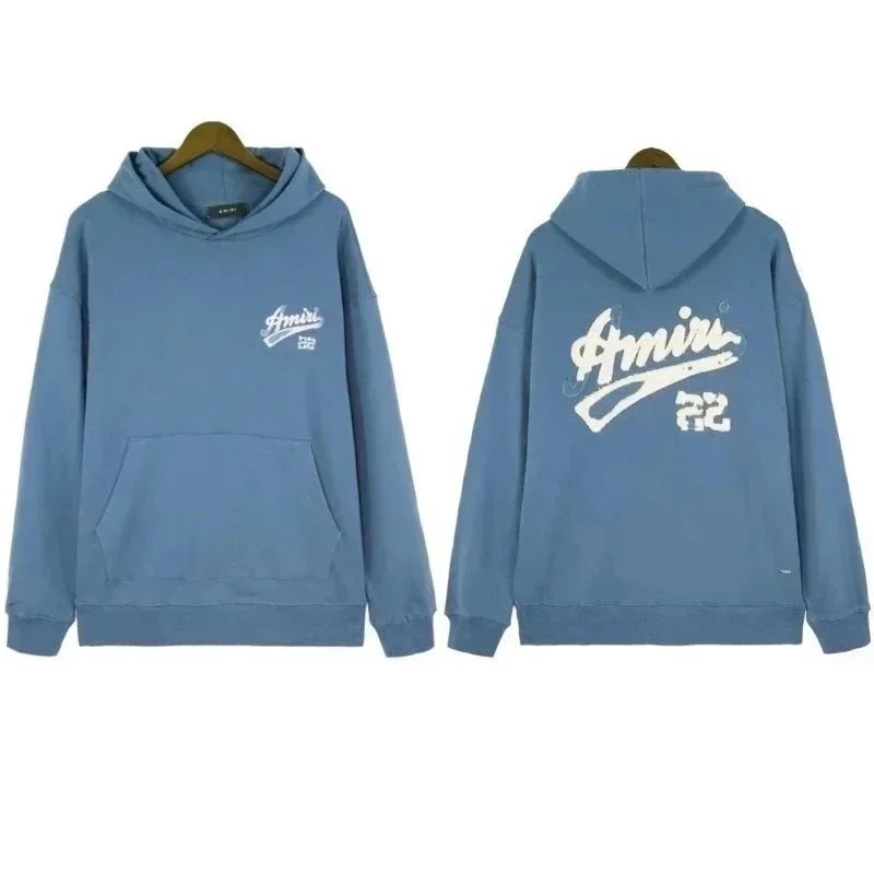 Amiri Blue Hoodie
