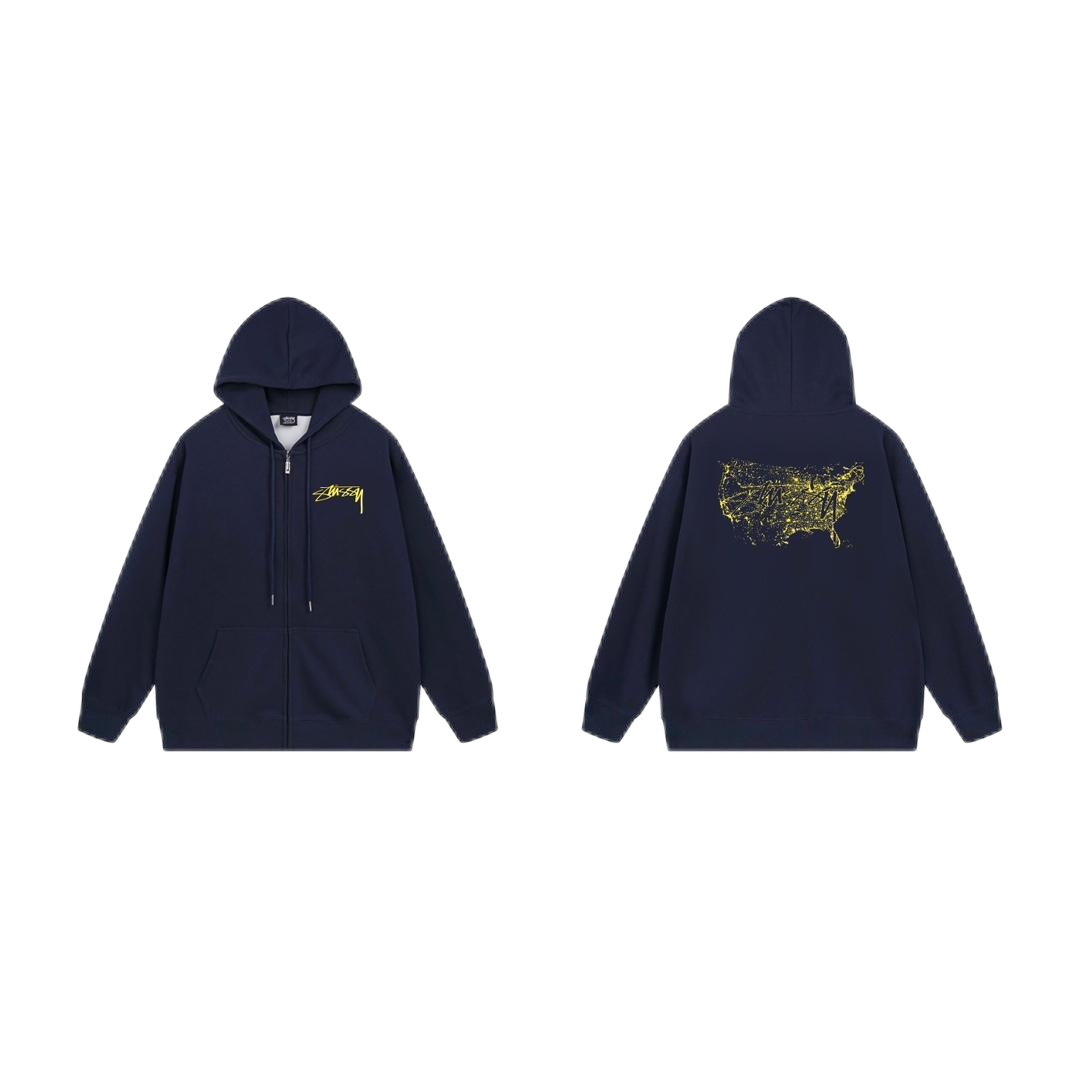 Stussy USA Navy Jack