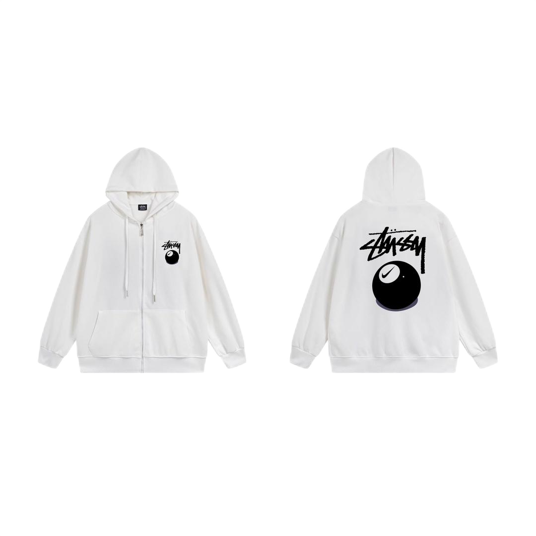 Stussy 8 Ball White 