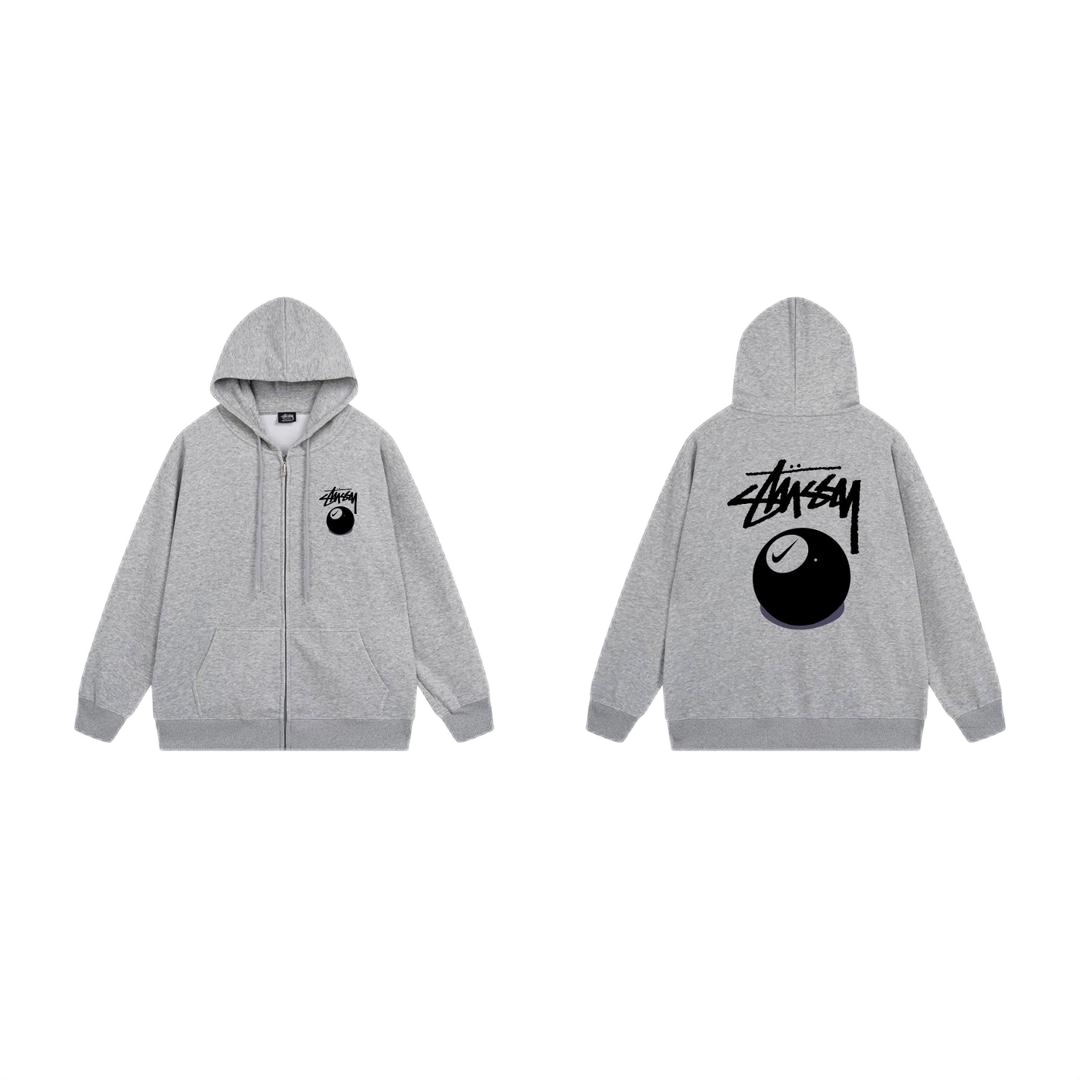 Stussy 8 Ball Gray H