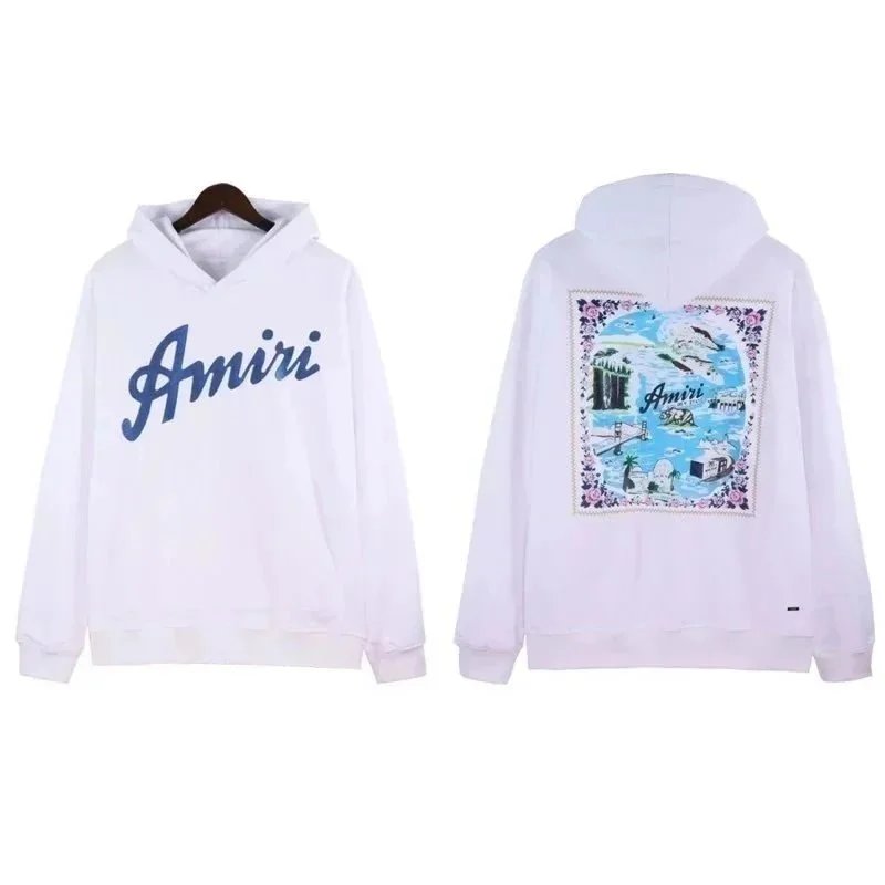 Amiri White Hoodie