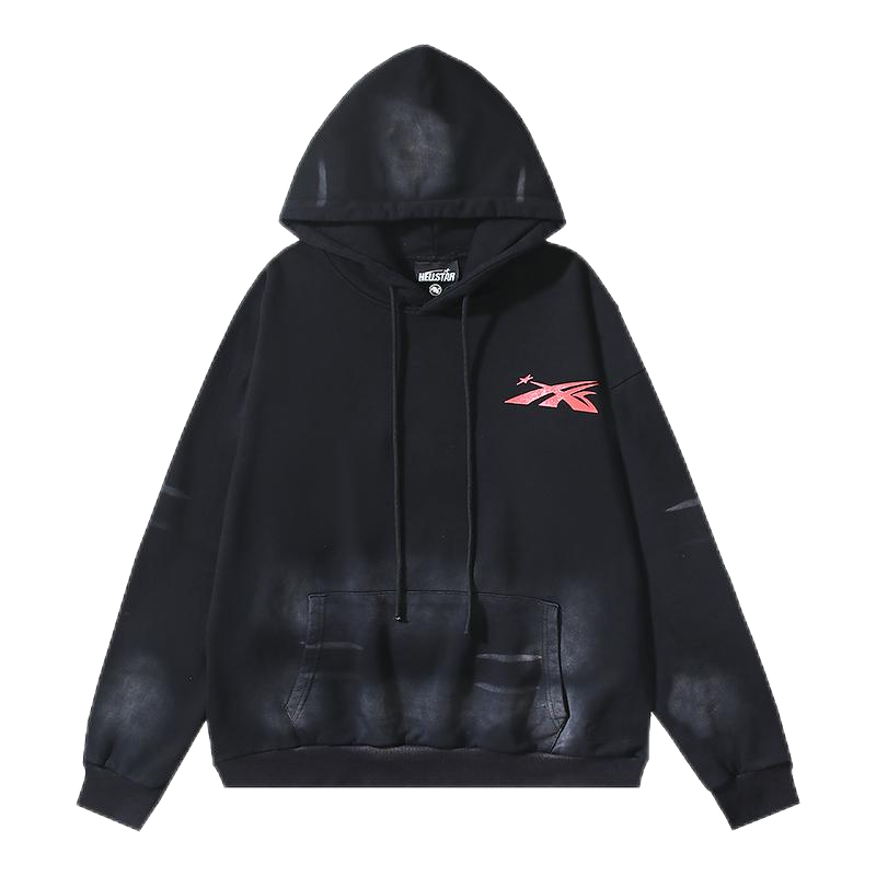 Nelston Black Hoodie