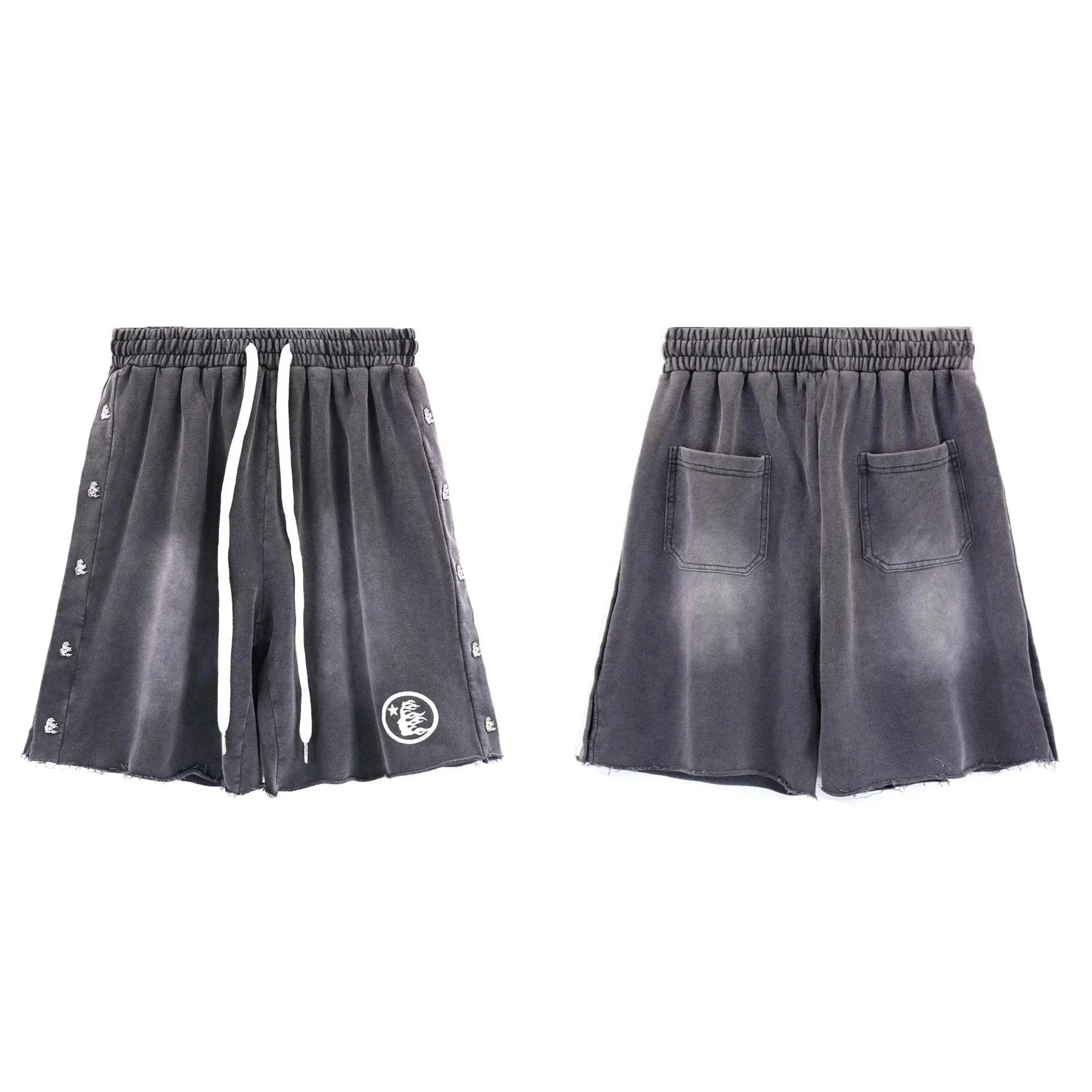 Dark Gray Distressed