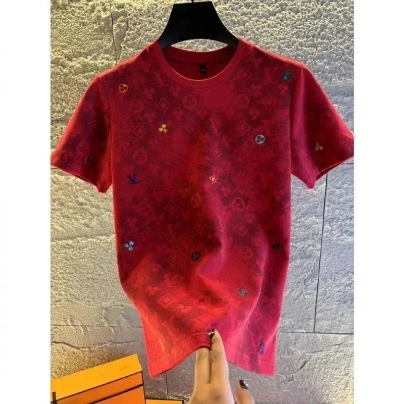 Louis Vuitton Red T-