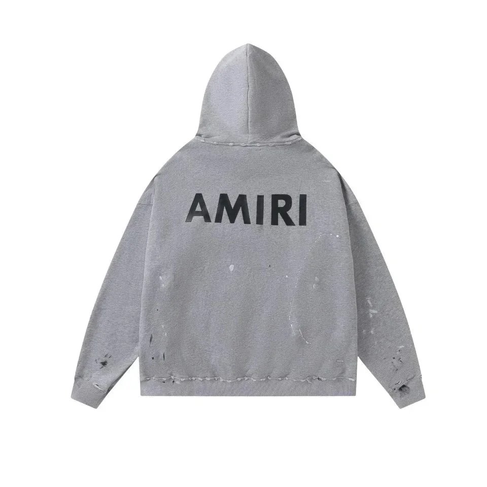 Amiri Grey Hoodie