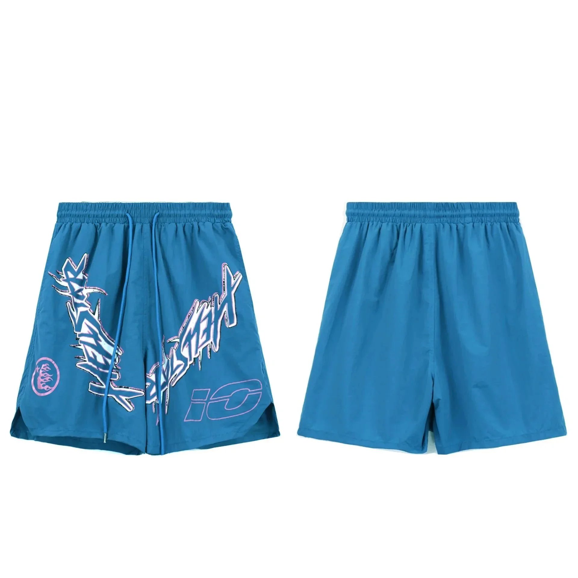 Blue Graphic Print S