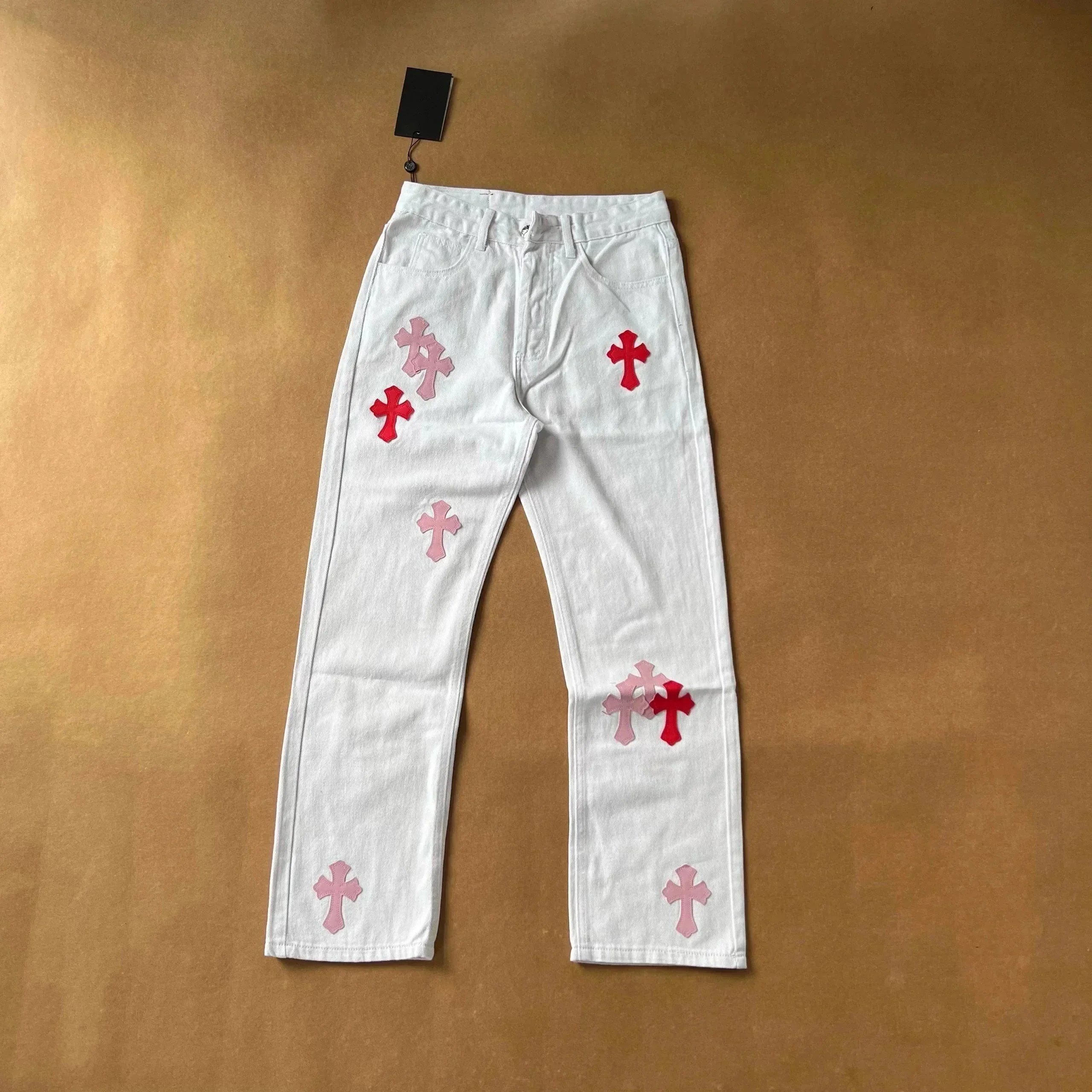 White Cross Applique