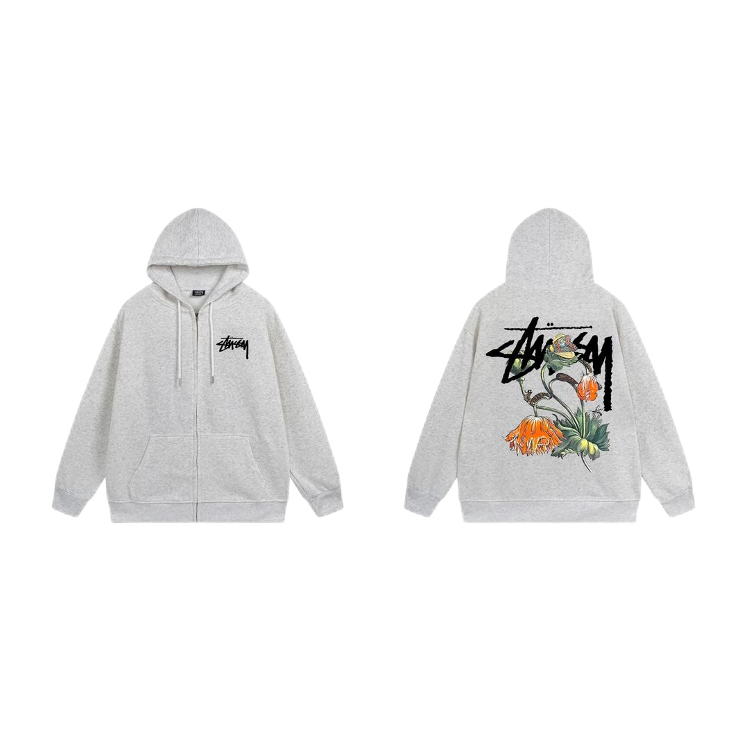 Stussy Floral Gray H
